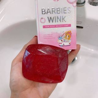 BarbiesWink Soap  สบู่ดอกไม้แดง สบู่บาร์บี้วิ้งสำหรับผิวกาย