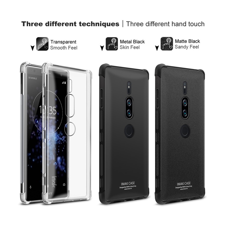 เคส สำหรับ Sony Xperia XZ2 Premium Imak Full Coverage Soft Case + แถมฟิล์ม