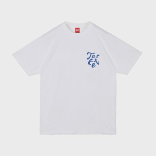 TARKET POCKET [TT00034] UNISEX GRAPHIC T-SHIRT WHITE