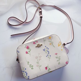 MINI CAMERA BAG WITH SPACED WILDFLOWER PRINT (COACH C3355)