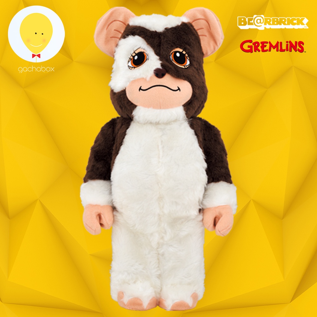 gachabox Bearbrick GIZMO Costume version 1000% แบร์บริค ของแท้ พร้อมส่ง - Medicom Toy Be@rbrick GREMLINS