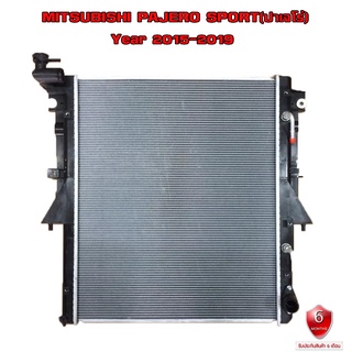 หม้อน้ำ MITSUBISHI PAJERO SPORT หม้อน้ำรถยนต์ ปาเจโร่ (พลาสติก+อลูมิเนียม) ปี 2015-2019 09304