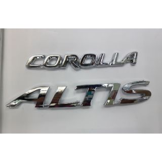 ป้ายโลโก้  Corolla  Altis  สำหรับรถ toyota