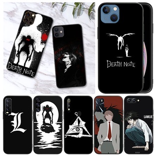 เคสโทรศัพท์มือถือนิ่ม ลายการ์ตูน Death Note สีดํา สําหรับ Redmi 9 9A 9C 9T 9C NFC 10X 4G