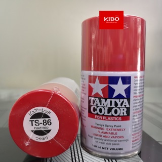 สีสเปรย์ทามิย่า Tamiya TS-86 pure red สีแดงเฟอรารี่