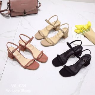 WL-034 รองเท้ารัดส้น มี3สี