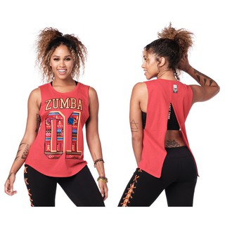 Zumba 01 Open Back Tank (เสื้อกล้ามออกกำลังกายซุมบ้า)