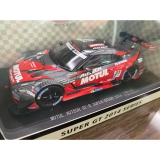 โมเดลรถแข่ง EBBRO แท้ MOTUL AUTECH GT-R SUPER GT500 2014 No.23