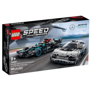 ((สินค้าพร้อมส่ง)) lego 76909 mercedes amg f1 w12 e performance &amp; project one speed champion ของแท้