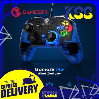 จอยเกมมิ่ง จอยเกมส์ Gamesir T4w Controller Analog Black รับประกันสินค้า 1 ปี