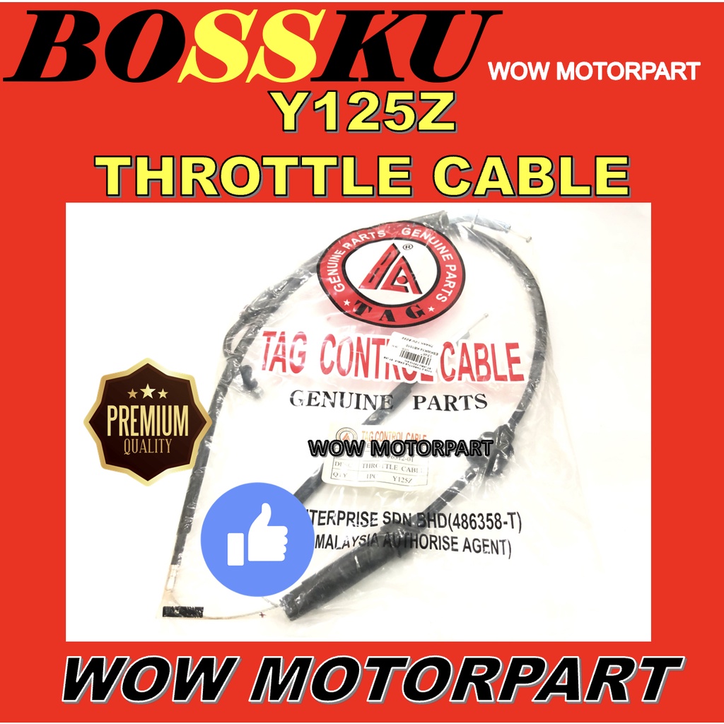 Y125Z สาย THROTTLE Y125 Z สาย MINYAK Y 125Z WAYAR MINYAK THROTTLE Y125Z สาย THROTTLE Y25Z KABEL MINY