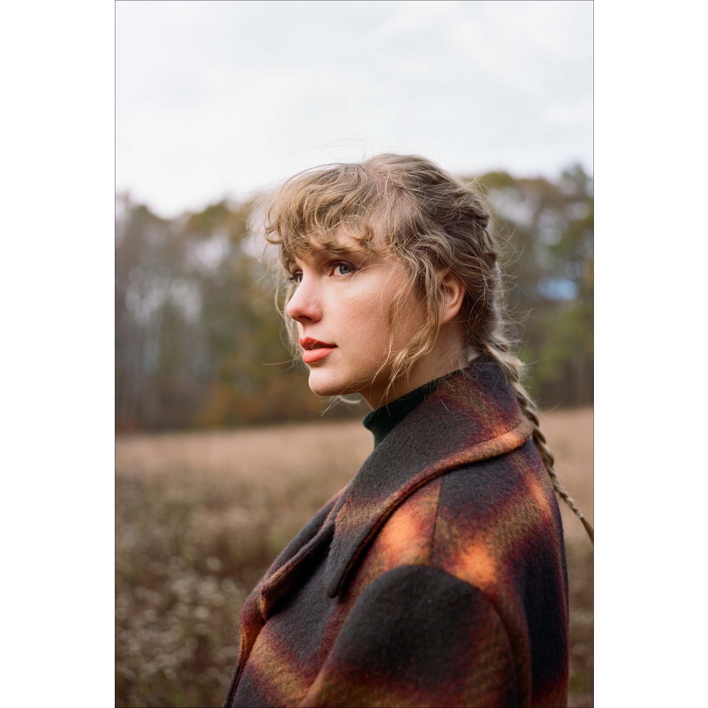โปสเตอร์ Taylor Swift Evermore เทย์เลอร์ สวิฟต์ Pop Music Poster โปสเตอร์ติดผนัง ตกแต่งผนัง ตกแต่งบ้