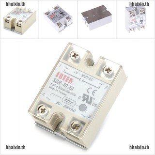 Hx ก้านแข็ง ssr - 40 aa 40 a ac relais 80-250 v to 24-380 vac ac