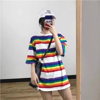 แซกผ้ายืดสีสันสุดจะคัลเลอร์ฟูล ทรงover size ใหญ่ยาว😍 ❤️เป็นสินค้านำเข้า🧡
