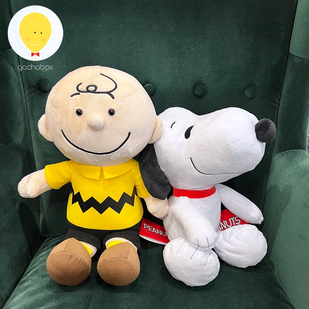 gachabox Snoopy and Charlie Brown PEANUTS Plush - ของแท้ พร้อมส่ง สินค้าจากญี่ปุ่น SEGA - Doll ตุ๊กต