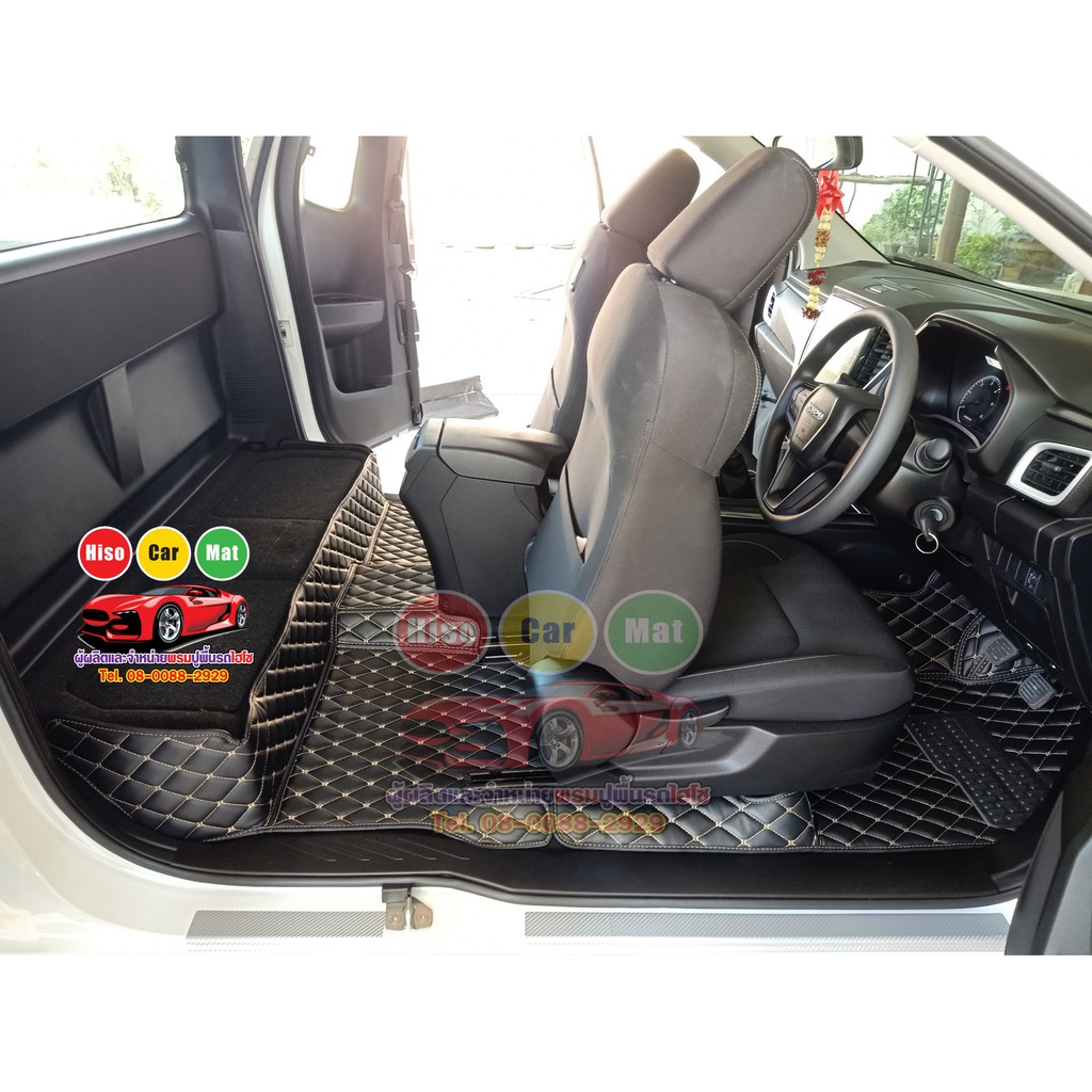 Isuzu Dmax 2020-24 Cab2ประตู พรมหนังไฮโซเข้ารูป6D  พรมรถยนต์6d พรมปูพื้นรถ