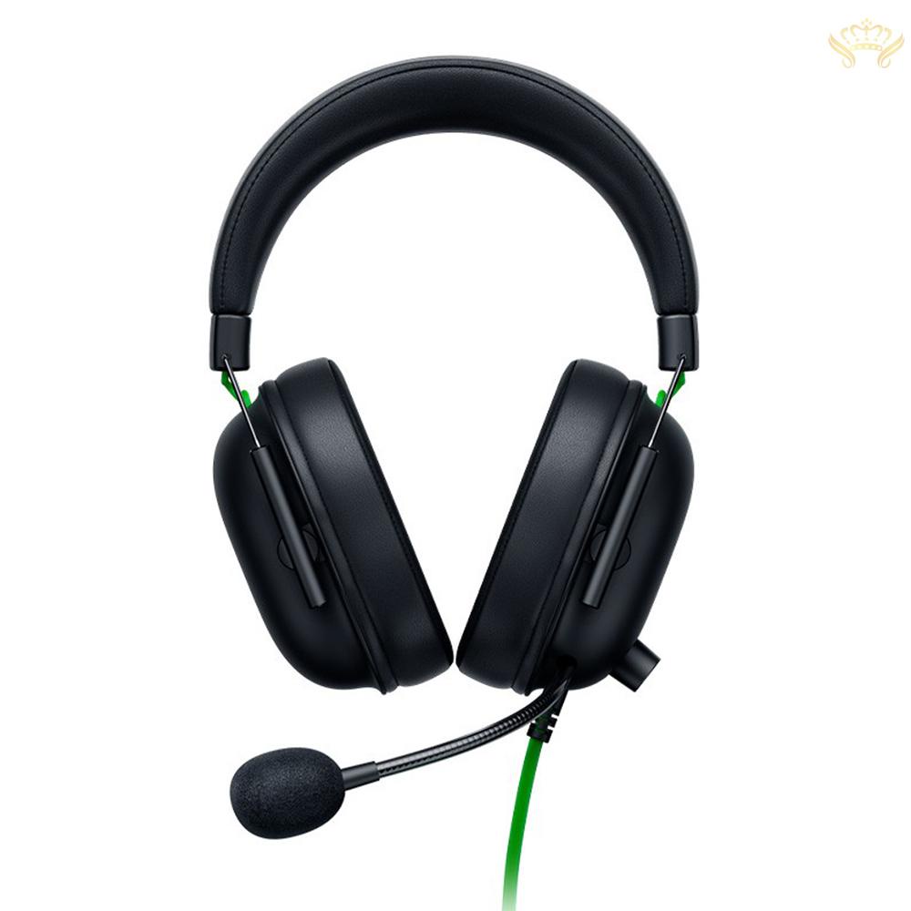 New Razer BlackShark V2 X Gaming Headset w/7.1 Surround Sound/ 50mm Drivers/Memory Foam Cushion Noise Cancelling Over Ear Headphones with Mic Compatible with PC/PS4/PS5/Nintendo Switch/Xbox One/Xbox Series X & S/Mobile