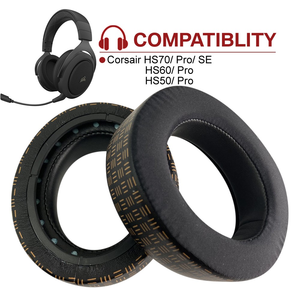 iNeedKit Upgraded Cooling Gel Earpads Compatible with Corsair HS50