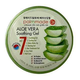 Palmmade Aloe Vera Soothing Gel ปาล์มเมด อโล เวล่า ชูทติ้ง เจล 300 กรัม เจลว่านหางจระเข้บริสุทธิ์ 99.85% จากเกาหลี