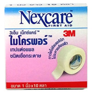 3M Nexcare Micropore, 3M Nexcare Transpore เทปแต่งแผล เทปปิดแผล เทปปิดผ้าก๊อส