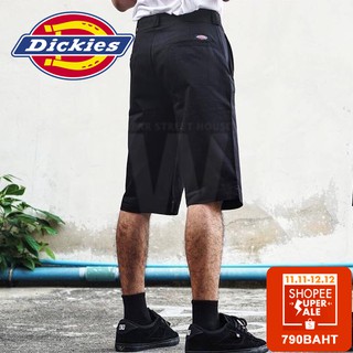 Dickies W0873 Work Short Black ดิกกี้ กางเกงขาสั้น สามส่วน กางเกงยีนส์ สีดำ กางเกงทำงาน กางเกงนักเรียน