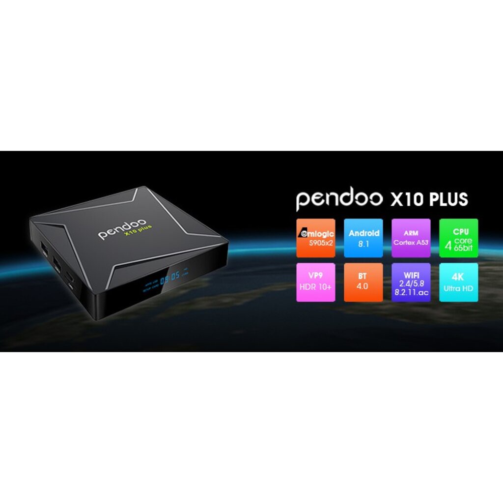 maternal renewable resource thousand PENDOO X10 PLUS RAM 4GB / ROM32 GB Android 8.1 NEW 2020!  กล่องแอนดรอยรุ่นใหม่จาก PENDOO | Shopee Thailand