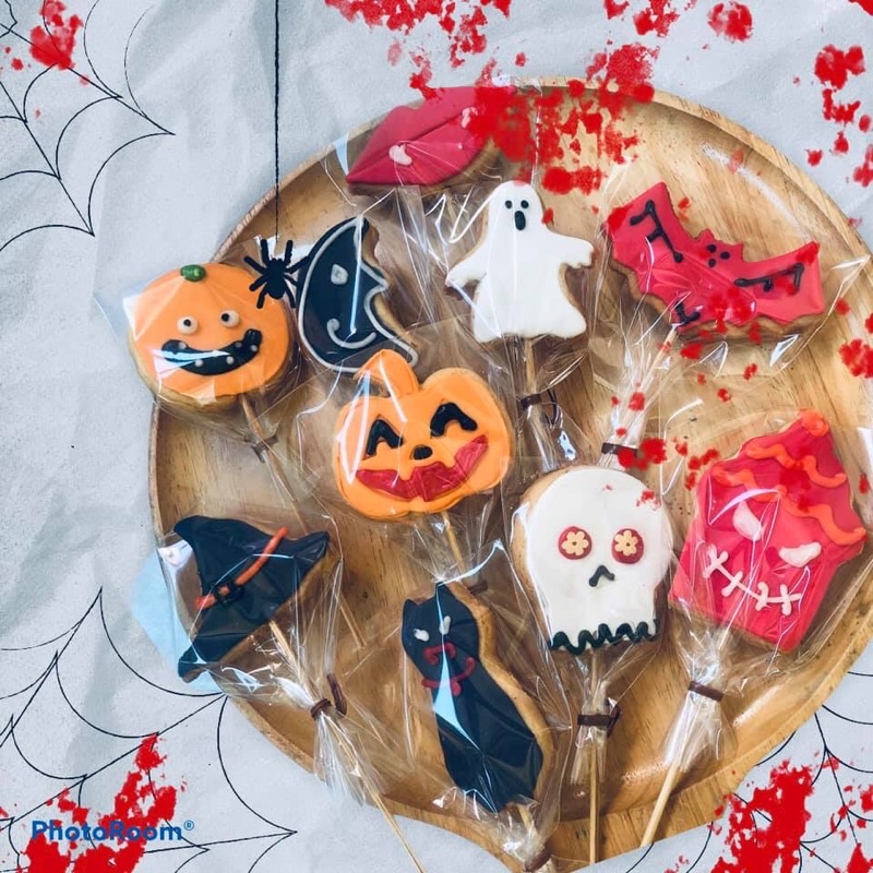 Cookies pop Halloween10 ชิ้น/ชุด