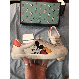 New Gucci Mickey Ace Sneaker รองเท้าสนิกเกอร์กุชชี่ แท้