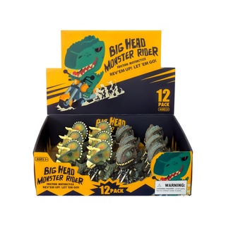 [ใช้ 2 โค้ดลดเพิ่ม] Dinosaur Big Head Monster Rider Asst หุ่นไดโนเสาร์