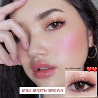 🧡Mini Jeneth Brown🧡สายตาปกติ,-0.50,-1.25,-4.75,-8.50,-9.00,-9.50(kitty kawaii)