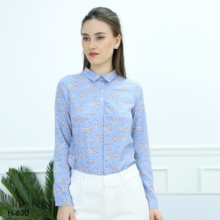 AMILA Shirt AM-H630 พีชสกิน IGPU21-3