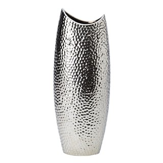 แจกันหิน KOBRI รุ่น HS217089-2SV ขนาด 16.5 x 11 x 46 ซม. สีเงิน HOME KOBRI Stone Vase HS217089-2SV Size 16.5 x 11 x 46