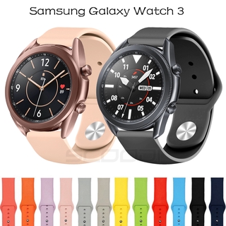 สายนาฬิกาข้อมือซิลิโคน สําหรับ Samsung Galaxy watch 3 41 มม. 45 มม.