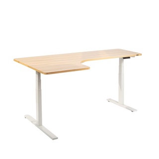 SB Design Square Bewell โต๊ะทำงานปรับระดับ Smart AdjustableTable L ShapeWH160-OAK (160x60x108 ซม.)