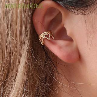 MXFASHIONE Crown Hollow Gold Silver Color Clip On Fashion Accessories Ear Clip