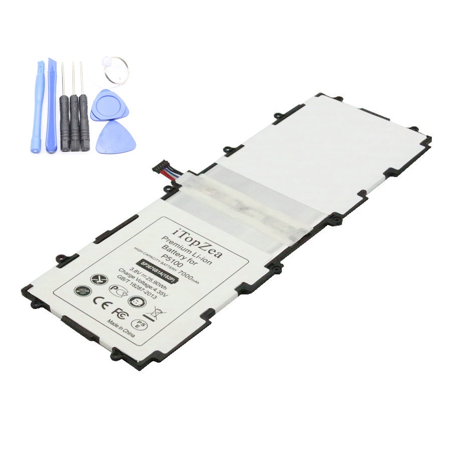 iTopZea 1 x 7000mAh SP3676B1A(1S2P) Replacement Battery For Samsung Galaxy Tablet Tab 2 Note 10.1 P5