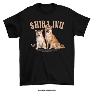 เสื้อยืดลาย  SHIBA INU (ชิบะอินุ) Classic Cotton Unisex by 【Nothing Hills】 ใหม่