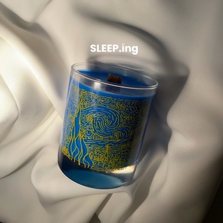 เทียน 230g. SLEEP.ing🎨Artists collection candle