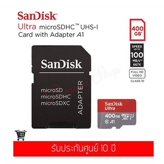 เมมโมรี่การ์ด Sandisk Ultra MicroSDXC A1 400GB 100 MB/S UHS-1 Class 10 (SDSQUAR-400G-GN6MA)