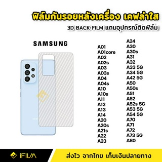 ฟิล์มกันรอย ฟิล์มหลัง เคฟล่า สำหรับ Samsung A04 A13 A14 A22 A23 A24 A31 A32 A33 A34 A51 A52 A52s A53 A54 A71 A72 A73 A80