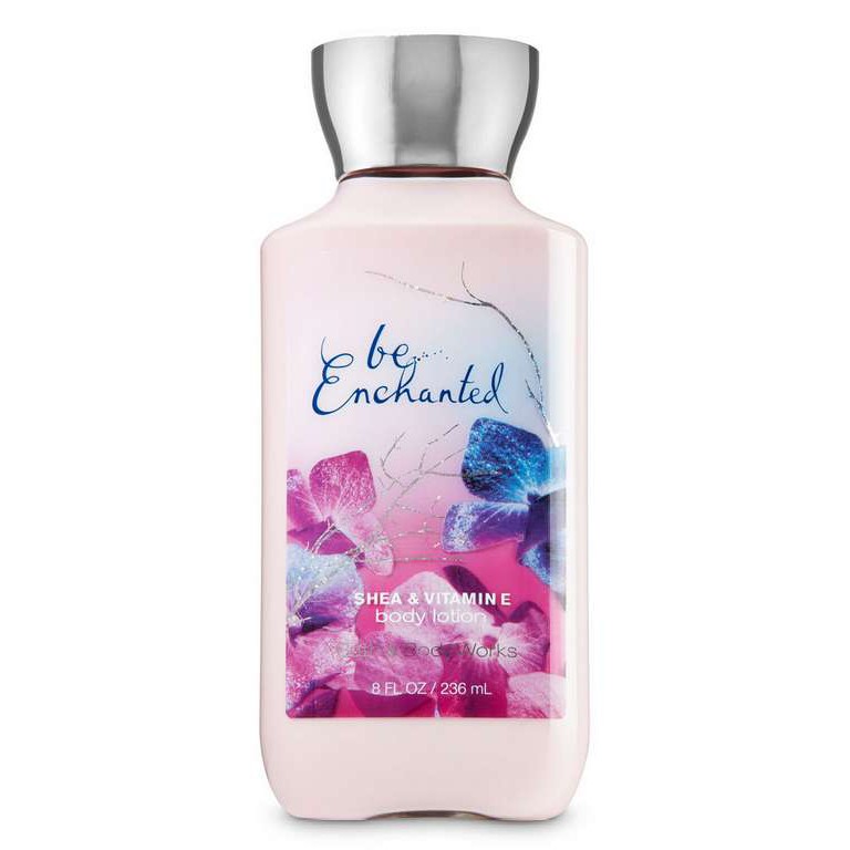 Bath and Body Works  Body Be Enchanted Lotion 236ml.โลชั่น บำรุงผิวกาย ผสมน้ำหอม กลิ่น บีเอ็นแฮ้นท์ 