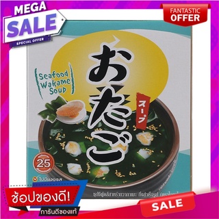 โอทาโกะซุปซีฟู้ดส์วากาเมะกึ่งสำเร็จรูป 32กรัม Otago instant seafood wakame soup 32g.