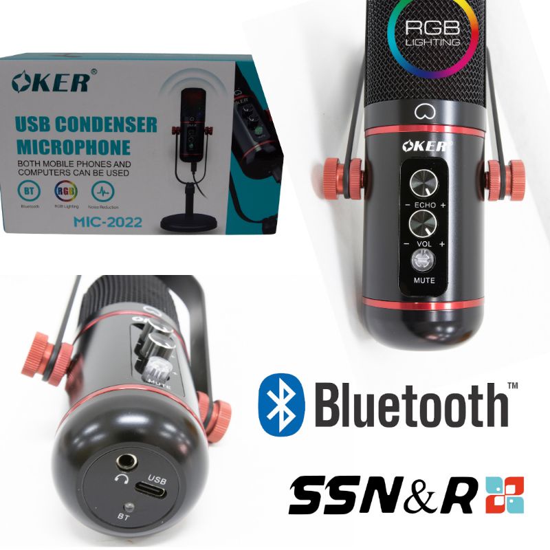 OKER  MIC-2022 USB CONDENSER MICROPHONE