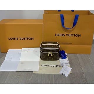 NEW LV Nice Nano Monogram Canvas  ปี 22 ฝังชิฟ Fullset Shop Thai