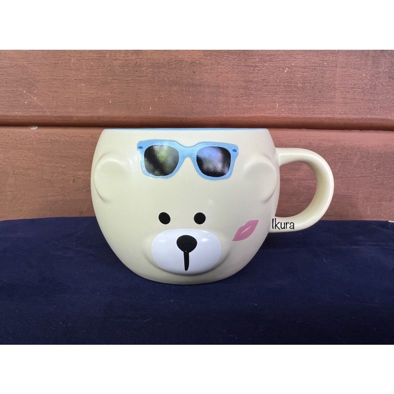 Starbucks bearista blue mug Japan