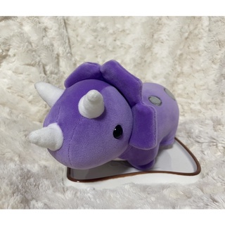 ตุ๊กตาไดโนเสาร์สีม่วง Purple Triceratops เนื้อมาช นุ่มมาก