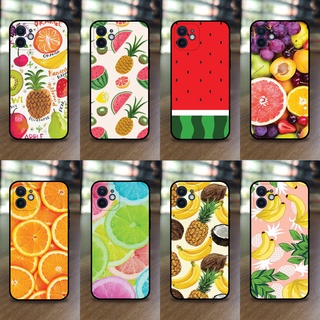 เคสมีอถือ iphone 12 ลายผลไม้รวมแสนอร่อย สินค้าพรีเมี่ยม สีสันสวยงาม ราคาถูก เคส TPU แข็งแรงทนทาน ไม่ขูดตัว