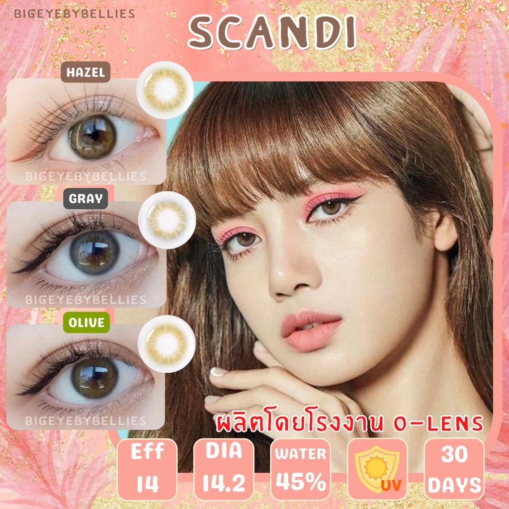 คอนแทคเลนส์ ขนาดมินิ Scandi Sweety Soft / Gaezz Secret โรงงาน O-lens