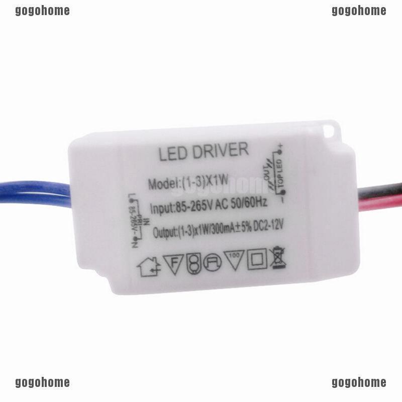 พาวเวอร์ซัพพลายหม้อแปลงไฟฟ้า AC 85V-265V เป็น DC 12V LED แบบเรียบ