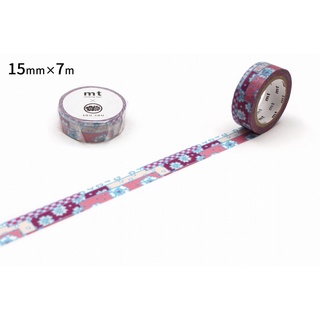 mt masking tape multi cherry blossoms (MTSOU20) / เทปตกแต่งวาชิ ลาย multi cherry blossoms แบรนด์ mt masking tape